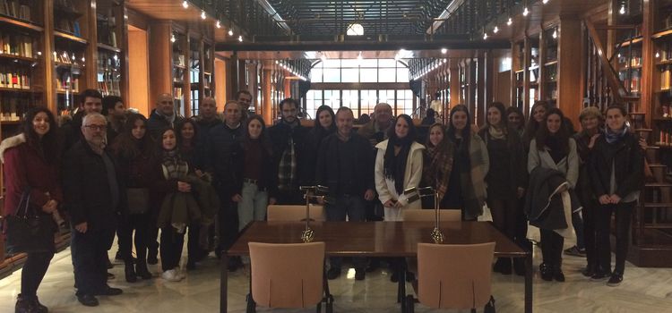 Visita al Parlamento de Andalucía de los alumnos del turno de tarde de la asignatura de Derecho Administrativo