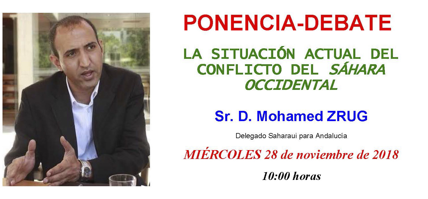 Ponencia-Debate “La situación actual del conflicto del Sáhara Occidental”