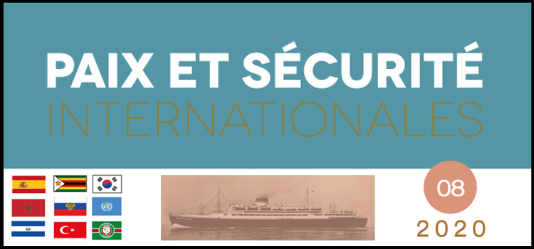 Publicado el número 8 de la revista Paix et Securité Internationales – Journal of International Law and International Relations
