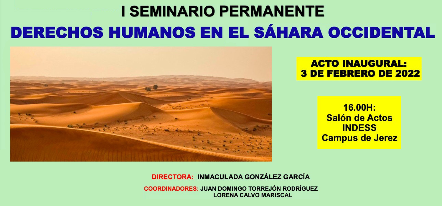 I Seminario Permanente sobre los Derechos Humanos en el Sáhara Occidental