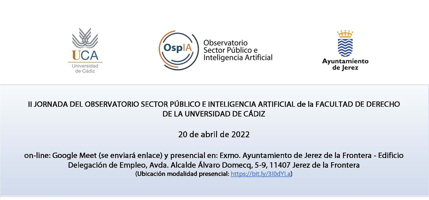 II Jornada del Observatorio Sector Público e Inteligencia Artificial