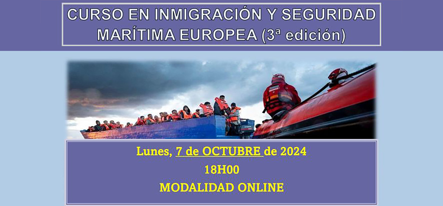 Sesión Inaugural del Curso en Inmigración y Seguridad Marítima Europea (3ª edición) – Cátedra Jean Monnet “Inmigración y seguridad marítima en el Mediterráneo Occidental” (IESMED)