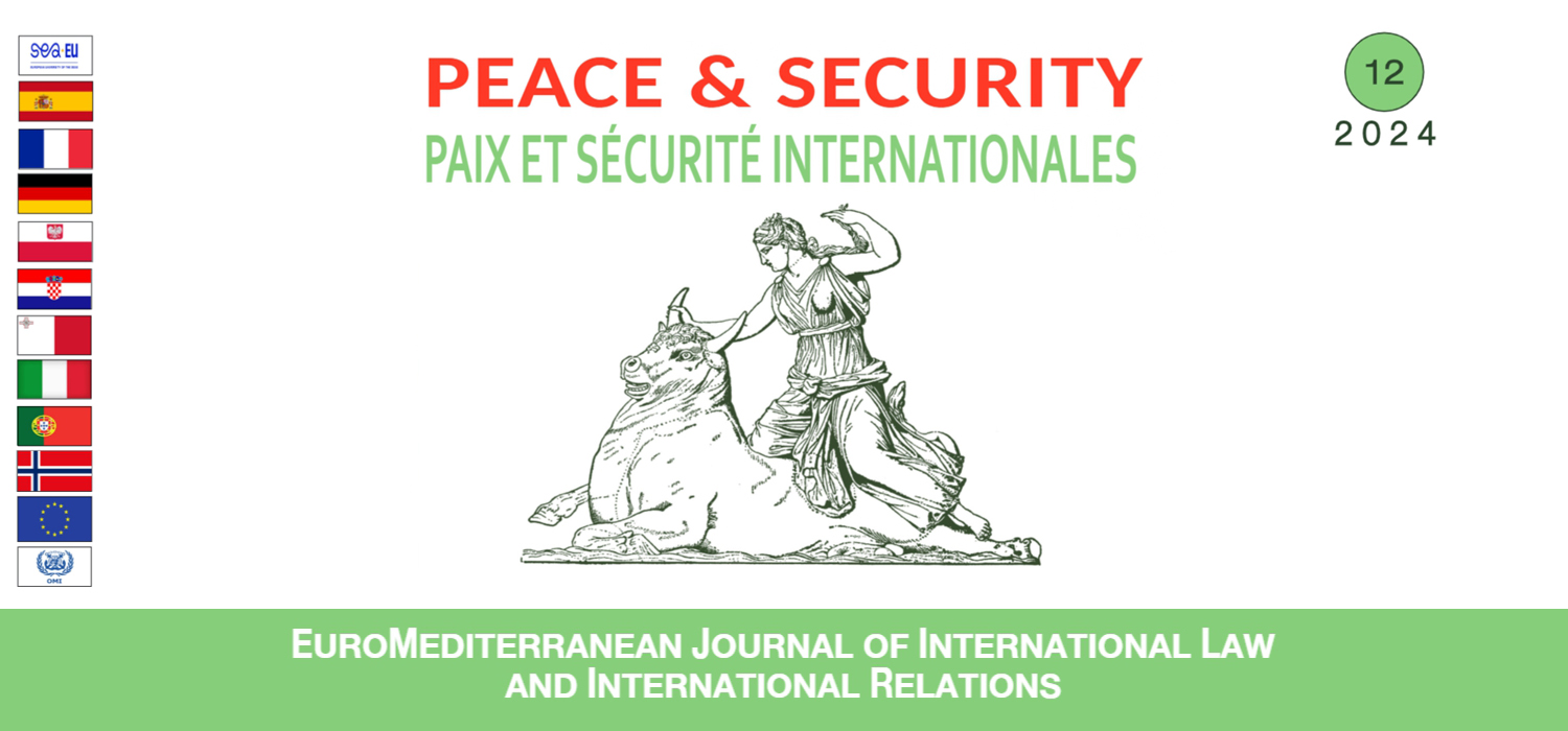 Publicación del Número 12(2024) Revista Peace & Security-Paix et Sécurité Internationales