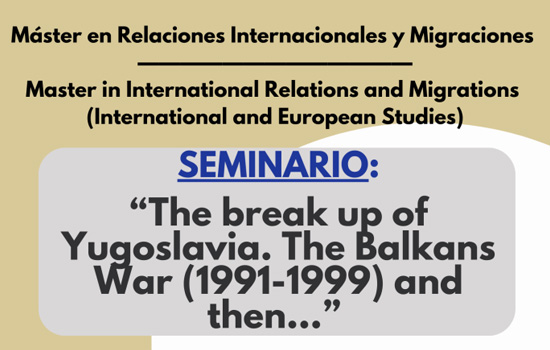 IMG Seminario “The break up of Yugoslavia. The Balkans War (1991-1999) And then…”