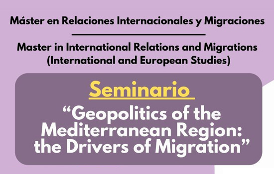 IMG Seminario “Geopolitics of the Mediterranean Region: the Drivers of Migration”