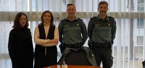 Encuentro con la Guardia Civil, en el marco del Protocolo de colaboración que la Facultad mantien...