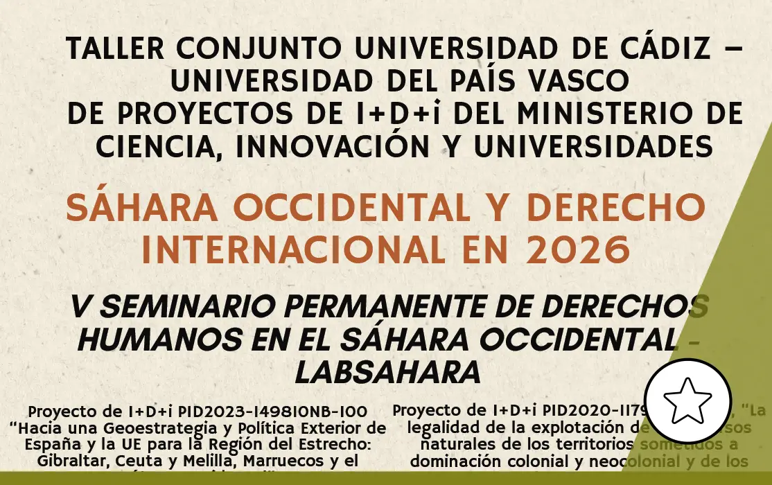 V Seminario Permanente de Derechos Humanos en el Sáhara Occidental