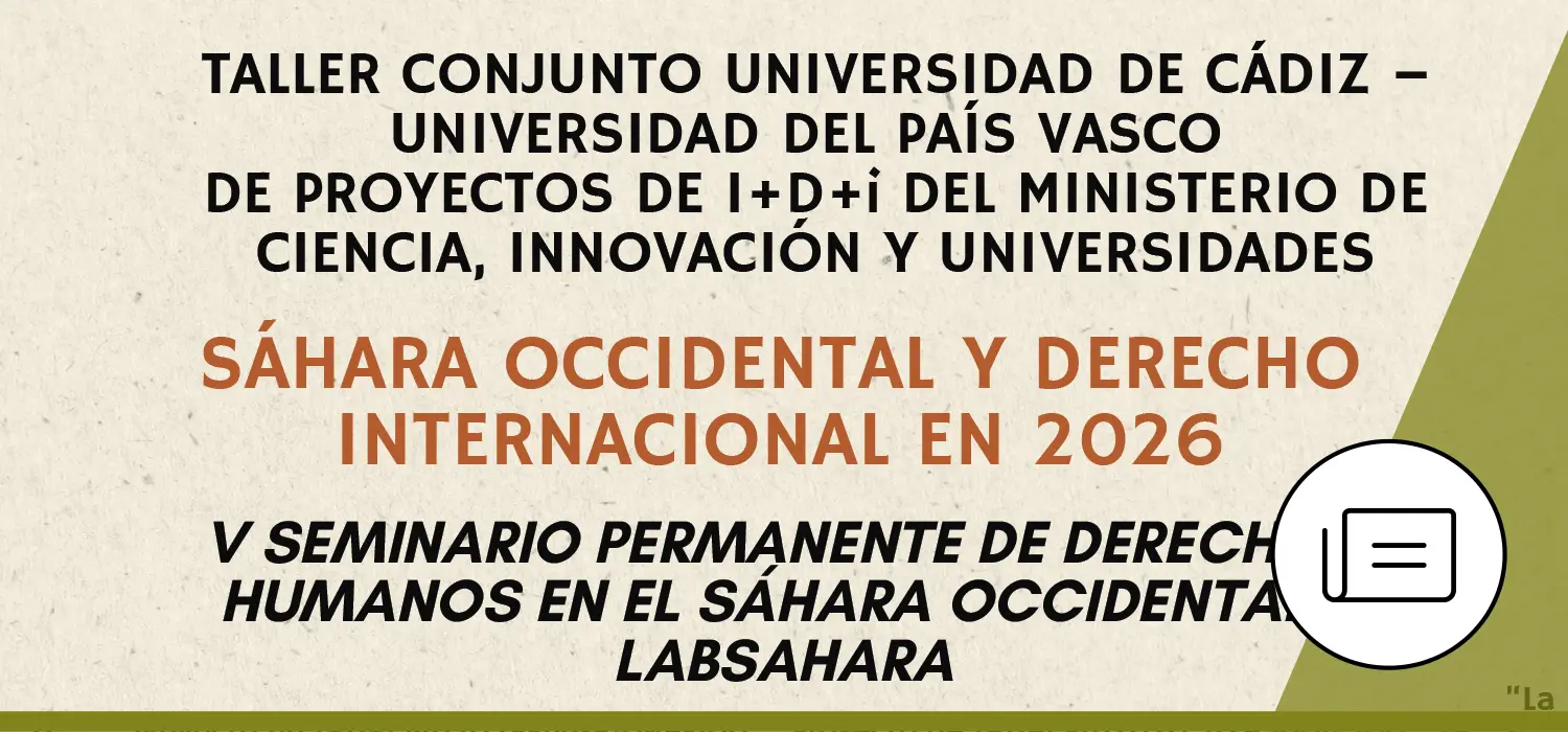 V Seminario Permanente de Derechos Humanos en el Sáhara Occidental
