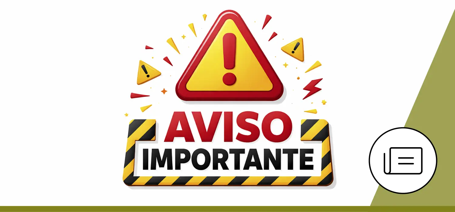 ¡Aviso importante!