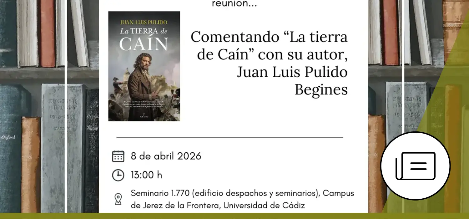 Comentando “La tierra de Caín” con su autor, Juan Luis Pulido Begines. 