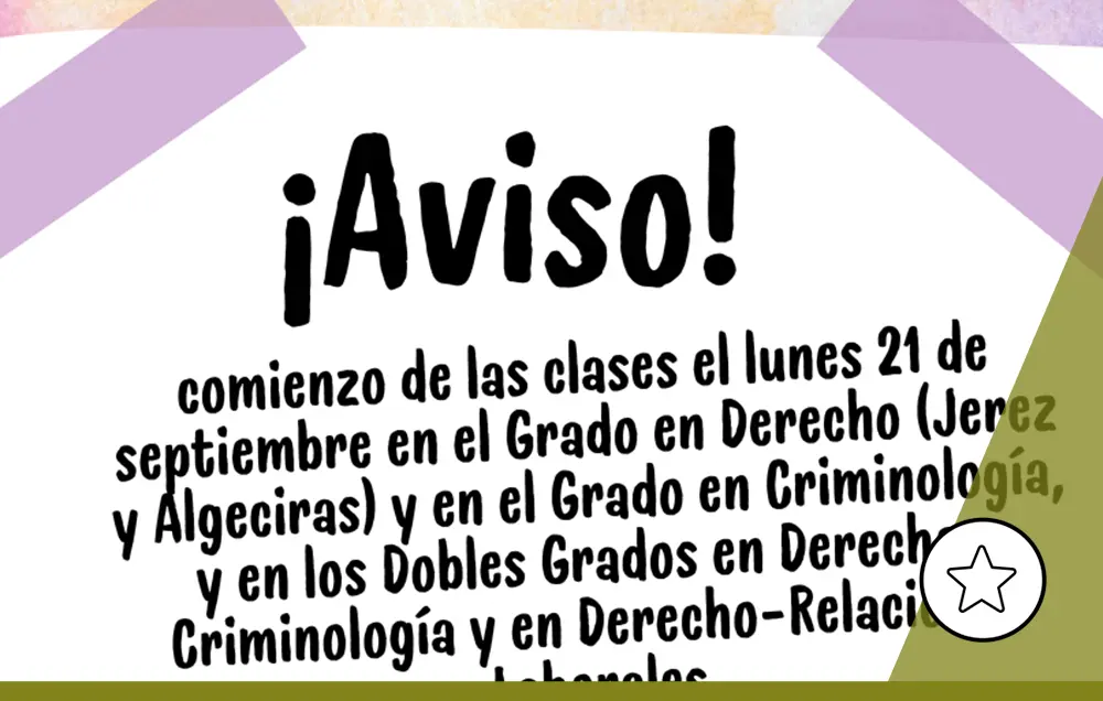IMG Aviso comienzo clases